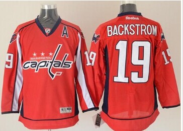 Washington Capitals #19 Nicklas Backstrom Red Stitched NHL Jersey Washington Capitals #19 Nicklas Backstrom Red Stitched NHL Jersey