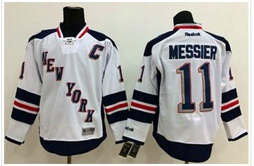 New York Rangers #11 Mark Messier White 2014 Stadium Series Stitched NHL Jersey