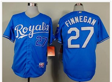 Kansas City Royals #27 Brandon Finnegan Light Blue Alternate Cool Base Baseball Jersey