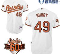 Baltimore Orioles #49 Dylan Bundy White 1954-2014 60th Anniversary Cool Base Baseball Jersey Baltimore Orioles #49 Dylan Bundy White 1954-2014 60th Anniversary Cool Base Baseball Jersey