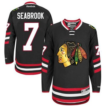 Chicago Blackhawks #7 Brent Seabrook Black 2014 Stadium Series Hockey NHL Jersey Chicago Blackhawks #7 Brent Seabrook Black 2014 Stadium Series Hockey NHL Jersey