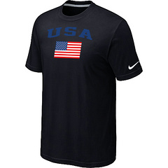 USA Olympics USA Flag Collection Locker Room T-Shirt Black