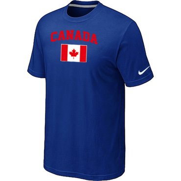 New 2014 Olympics Canada Flag Collection Locker Room T-Shirt Blue New 2014 Olympics Canada Flag Collection Locker Room T-Shirt Blue