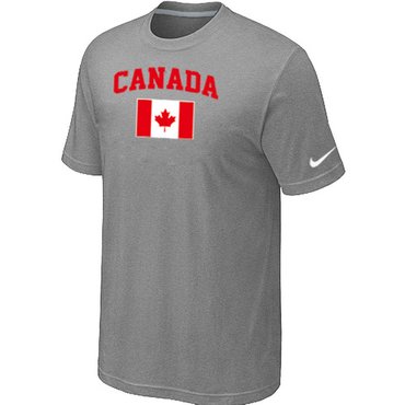 New 2014 Olympics Canada Flag Collection Locker Room T-Shirt L.Grey New 2014 Olympics Canada Flag Collection Locker Room T-Shirt L.Grey