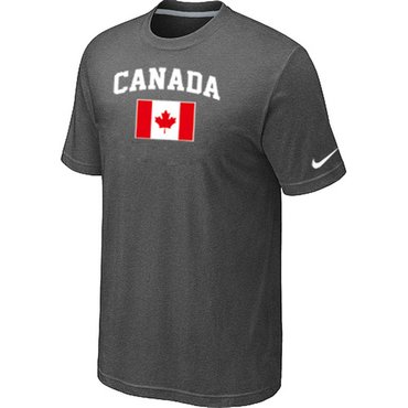New 2014 Olympics Canada Flag Collection Locker Room T-Shirt D.Grey New 2014 Olympics Canada Flag Collection Locker Room T-Shirt D.Grey