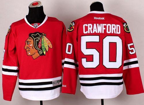 Chicago Blackhawks #50 Corey Crawford Red NHL Jersey Chicago Blackhawks #50 Corey Crawford Red NHL Jersey