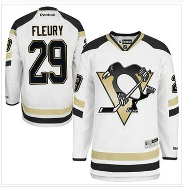 Pittsburgh Penguins #29 Andre Fleury White 2014 Stadium Series Stitched NHL Jersey