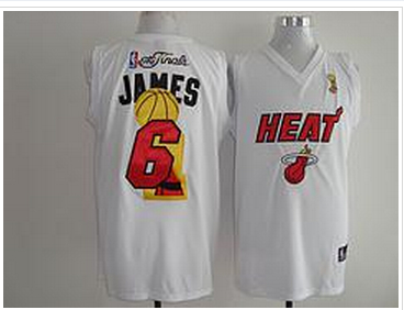 nba miami heat #6 james white(2014 champions) jerseys