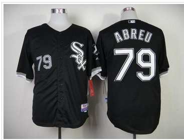 Chicago White Sox #79 Jose Abreu Black Cool Base Baseball Jersey