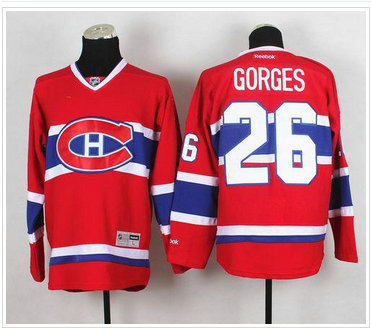 Montreal Canadiens #26 Josh Gorges Red Home Stitched NHL Jersey Montreal Canadiens #26 Josh Gorges Red Home Stitched NHL Jersey
