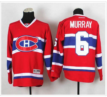 Montreal Canadiens #6 Douglas Murray Red Home Stitched NHL Jersey Montreal Canadiens #6 Douglas Murray Red Home Stitched NHL Jersey