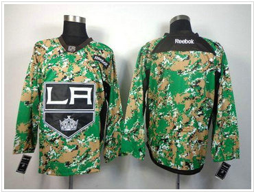 Los Angeles Kings Blank Camo Veterans Day Practice NHL Jersey Los Angeles Kings Blank Camo Veterans Day Practice NHL Jersey