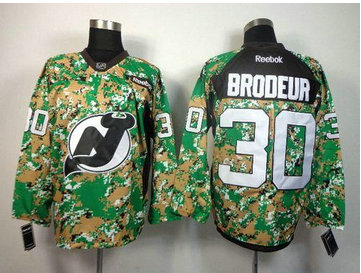 New Jersey Devils #30 Martin Brodeur Camo Veterans Day Practice NHL Jersey New Jersey Devils #30 Martin Brodeur Camo Veterans Day Practice NHL Jersey