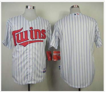 Minnesota Twins Blank White(Blue Strip) Cool Base Stitched Baseball Jersey Minnesota Twins Blank White(Blue Strip) Cool Base Stitched Baseball Jersey
