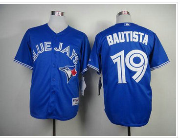 Toronto Blue Jays #19 Jose Bautista Blue Alternate Cool Base 2012 Stitched Baseball Jersey