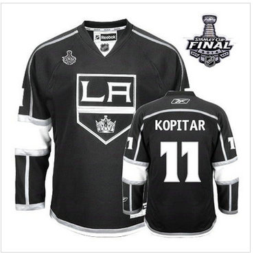 Youth NHL Los Angeles Kings #11 Anze Kopitar Black Home 2014 Stanley Cup Finals Stitched Youth NHL Jersey Youth NHL Los Angeles Kings #11 Anze Kopitar Black Home 2014 Stanley Cup Finals Stitched Youth NHL Jersey