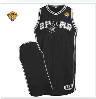 San Antonio Spurs Revolution 30 Blank Black Finals Patch Stitched NBA Jersey