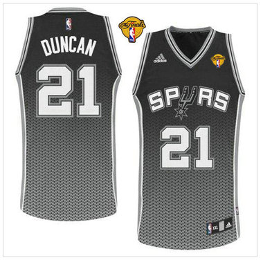 San Antonio Spurs #21 Tim Duncan Black Resonate Fashion Swingman Finals Patch Stitched NBA Jersey San Antonio Spurs #21 Tim Duncan Black Resonate Fashion Swingman Finals Patch Stitched NBA Jersey