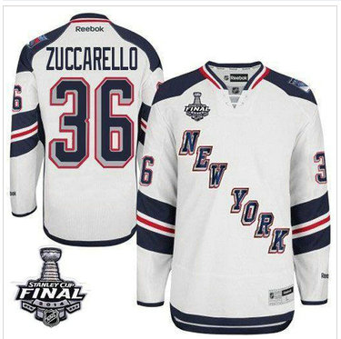 New York Rangers #36 Mats Zuccarello White 2014 Stadium Series With Stanley Cup Finals NHL Jersey New York Rangers #36 Mats Zuccarello White 2014 Stadium Series With Stanley Cup Finals NHL Jersey
