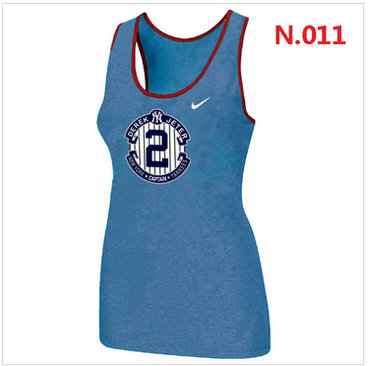 New Derek Jeter New York Yankees Official Final Season Commemorative Logo stretch Tank Top L.Blue New Derek Jeter New York Yankees Official Final Season Commemorative Logo stretch Tank Top L.Blue