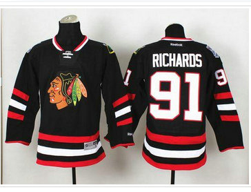 Chicago Blackhawks #91 Brad Richards Black 2014 Stadium Series Stitched NHL Jersey