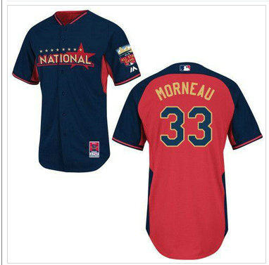 Minnesota Twins #33 Justin Morneau Navy Red National League 2014 All Star BP Jersey Minnesota Twins #33 Justin Morneau Navy Red National League 2014 All Star BP Jersey