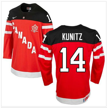 Olympic CA. #14 Chris Kunitz Red 100th Anniversary Stitched NHL Jersey Olympic CA. #14 Chris Kunitz Red 100th Anniversary Stitched NHL Jersey