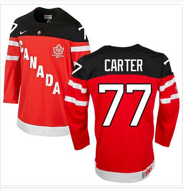 Olympic CA. #77 Jeff Carter Red 100th Anniversary Stitched NHL Jersey