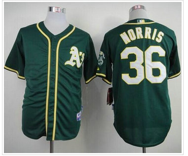 Oakland Athletics #36 Derek Norris Green Cool Base Stitched Baseball Jersey