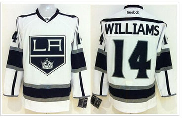 Los Angeles Kings #14 Justin Williams White Stitched NHL Jersey Los Angeles Kings #14 Justin Williams White Stitched NHL Jersey