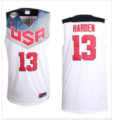 2014 Team USA #13 James Harden Dark White Stitched NBA Jersey 2014 Team USA #13 James Harden Dark White Stitched NBA Jersey