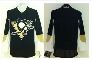 Youth NHL Pittsburgh Penguins Blank Black Jersey