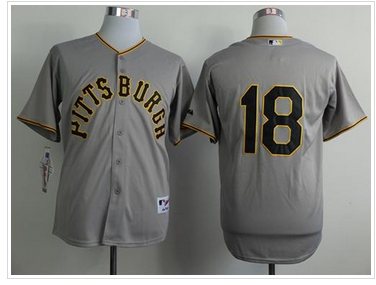 Pittsburgh Pirates #18 Neil Walker Grey 1953 Turn Back The Clock Stitched Baseball Jersey