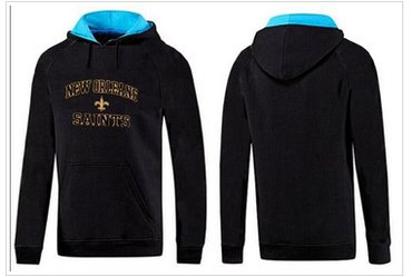 New Orleans Saints Heart & Soul Pullover Hoodie Black & Blue New Orleans Saints Heart & Soul Pullover Hoodie Black & Blue