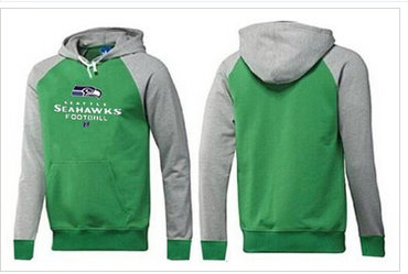 Seattle Seahawks Critical Victory Pullover Hoodie Green & Grey
