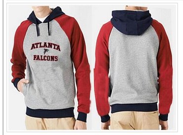 Atlanta Falcons Heart & Soul Pullover Hoodie Grey & Red