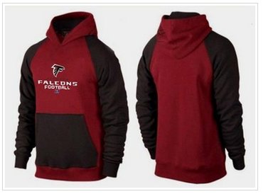 Atlanta Falcons Critical Victory Pullover Hoodie Burgundy Red & Black