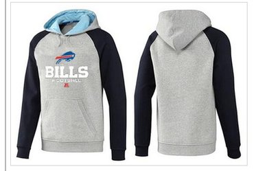 Buffalo Bills Critical Victory Pullover Hoodie Grey & Black