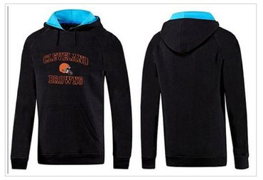 Cleveland Browns Heart & Soul Pullover Hoodie Black & Blue