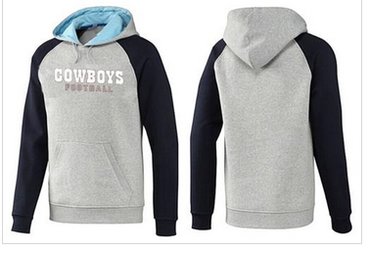 Dallas Cowboys English Version Pullover Hoodie Grey & Blue Dallas Cowboys English Version Pullover Hoodie Grey & Blue