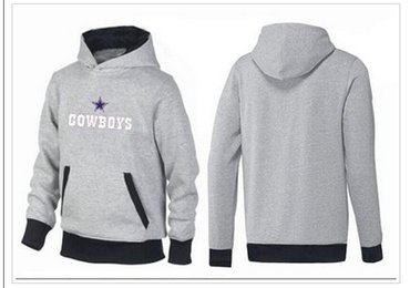 Dallas Cowboys Authentic Logo Pullover Hoodie Grey & Black Dallas Cowboys Authentic Logo Pullover Hoodie Grey & Black