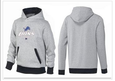Detroit Lions Critical Victory Pullover Hoodie Grey & Black Detroit Lions Critical Victory Pullover Hoodie Grey & Black