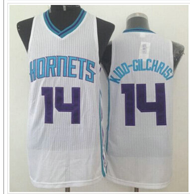 Revolution 30 Hornets #14 Michael Kidd-Gilchrist White Stitched NBA Jersey