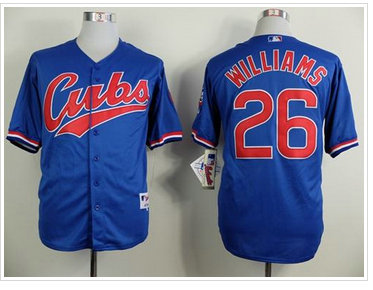 Chicago Cubs #26 Billy Williams Blue 1994 Turn Back The Clock Stitched Baseball Jersey
