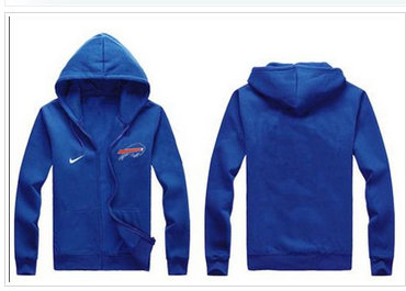 New Buffalo Bills Authentic Logo Hoodie Blue