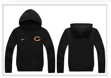 New Chicago Bears Authentic Logo Hoodie Black