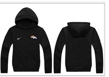 New Denver Broncos Authentic Logo Hoodie Black