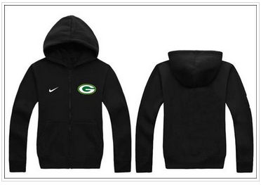 New Green Bay Packers Authentic Logo Hoodie Black