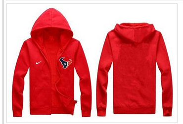 New Houston Texans Authentic Logo Hoodie Red