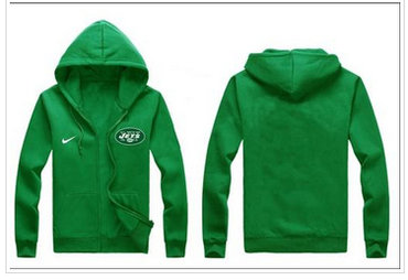 New New York Jets Authentic Logo Hoodie Green